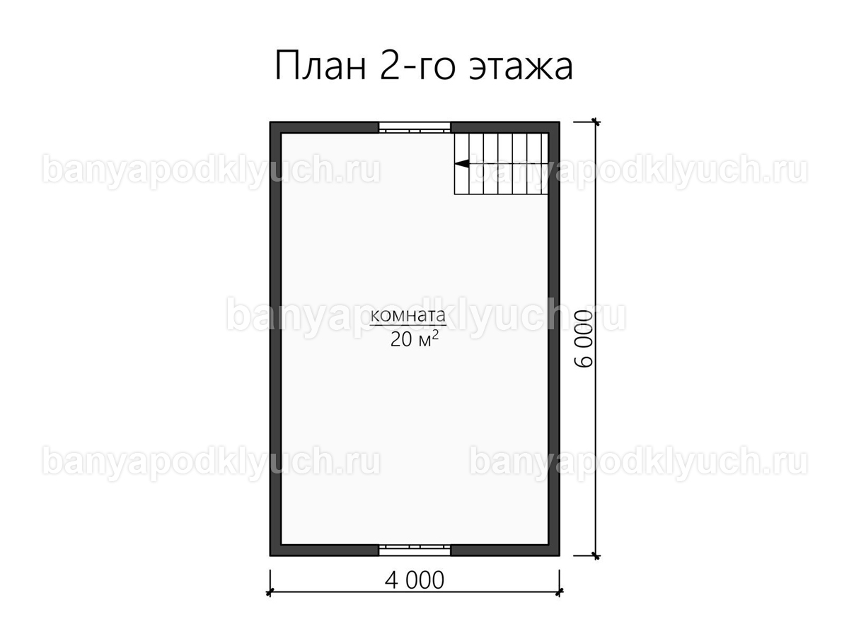 Баня из бруса 6x6 м Баня из бруса 6x6 м